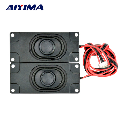 AIYIMA 2 pièces Audio haut-parleurs portables 3070 boîte haut-parleur 8 ohms 5W bricolage Mini TV haut-parleurs d'ordinateur ► Photo 1/6