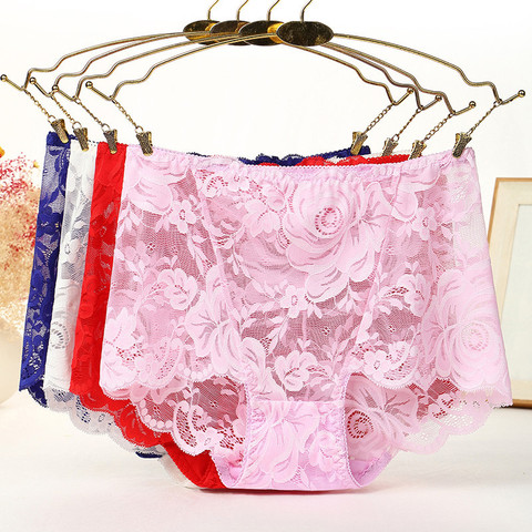 Sous-vêtements sexy en dentelle sans trace pour femmes, culotte taille haute, triangle, en coton, confortable à la cheville, nouvelle collection ► Photo 1/6