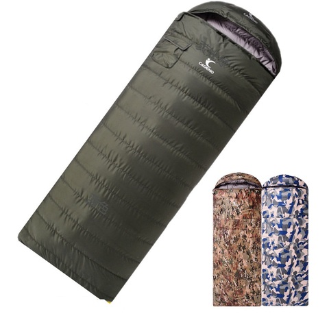 Sac de couchage en duvet, ultraléger, hiver, lit militaire, accessoires de Camping sous vide ► Photo 1/1