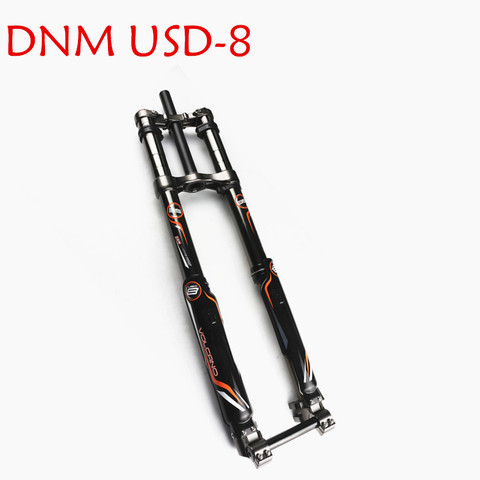 DNM USD-8S descente montagne eBike Suspension pneumatique fourche 203mm 20mm essieu double frein ► Photo 1/6