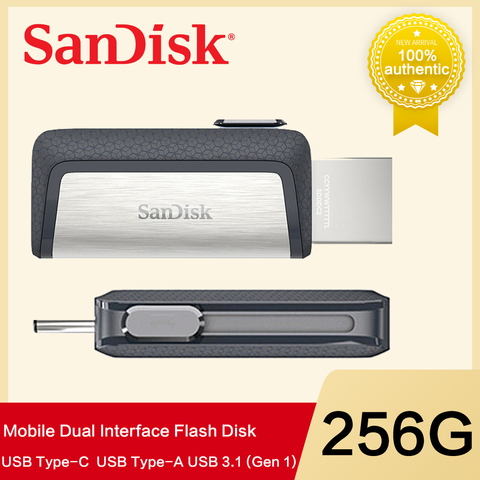 Sandisk-clé USB, 64 go, SDDDC2, 32 go, 128 go, double OTG, USB, USB, type C, 32 go, 150 m/s, nouvelle version ► Photo 1/6