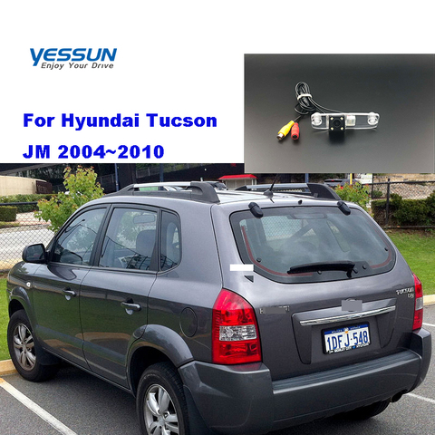 Hyundai-caméra de vision arrière/plaque d'immatriculation | Pour Hyundai Tucson JM 2004 2005 2006 2007 2008 2009 2010, caméra de sauvegarde de caméra ► Photo 1/5