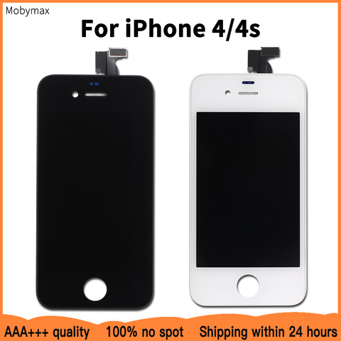 Bloc écran tactile LCD de remplacement pour iPhone 4s 4G, pièce de rechange en verre, réparation originale, écran cassé ► Photo 1/6