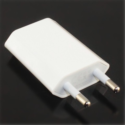 Chargeur de voyage USB prise européenne de haute qualité, adaptateur secteur mural pour Apple iPhone x 9 8 7 6 6S 5 5s 4 4s 3GS ► Photo 1/4