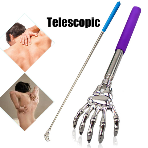 Masseur télescopique en acier inoxydable pour le dos, outil de Promotion pour la Circulation sanguine, pour relaxer la santé du dos, outil pour gratter ► Photo 1/6