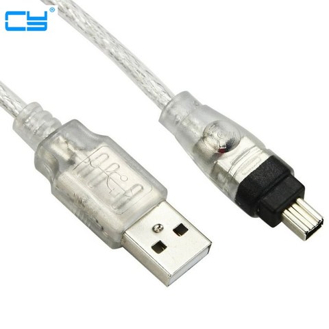 Câble adaptateur USB mâle vers Firewire IEEE 1394, 4 broches iLink mâle,  câble adaptateur firewire 1394 pour caméra SONY DCR-TRV75E DV 100cm -  Historique des prix et avis, Vendeur AliExpress - UXG-2 Store