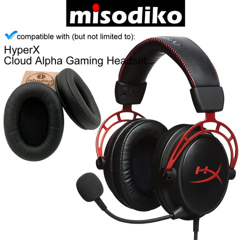 Misodiko – coussinets d'oreille de remplacement, Kit pour casque de jeu HyperX Cloud Alpha, pièces de réparation avec mousse à mémoire de forme ► Photo 1/6