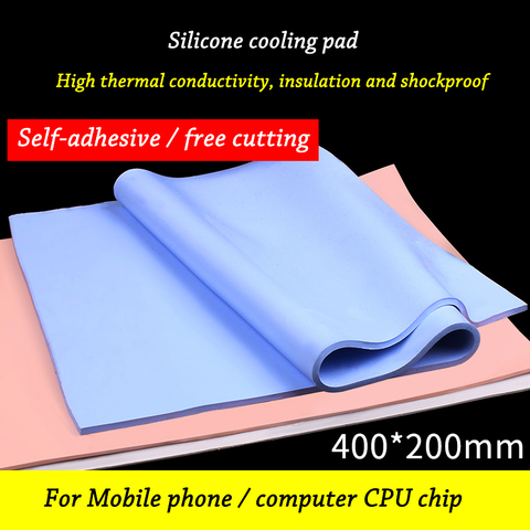 Coussin thermique en Silicone feuille ordinateur CPU GPU puce dissipateur thermique refroidissement coussin thermique conducteur ► Photo 1/6