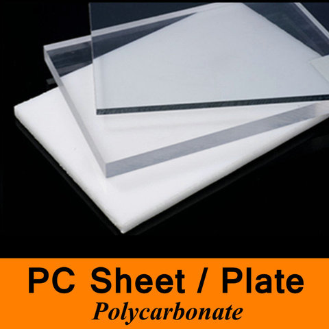 PC Polycarbonate Sheet Plate Board Protective Plastic Cover Plate of Solar Auto Darkening Welding Mask Welding DIY Sculpture ► Photo 1/1