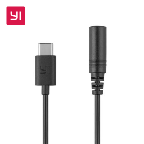 YI Type C à 3.5 MM Microphone Externe Convertir Adaptateur Câble Appliquer à YI 4 K Plus Action Caméra ► Photo 1/1