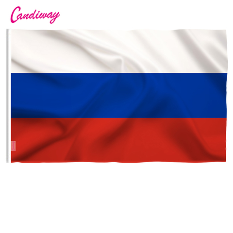 Drapeau russe suspendu 3 pieds x 2 pieds, bannière de drapeau National russe en Polyester pour l'extérieur et l'intérieur 64x96cm ► Photo 1/6