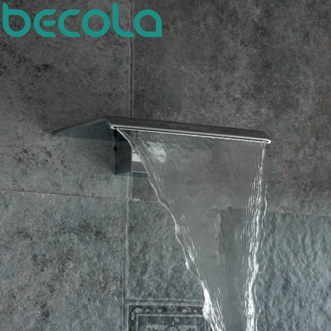 BECOLA robinet de douche accessoires de robinetterie | Livraison gratuite, robinet de lavabo, BECOLA robinet de douche, accessoires de robinetterie de salle de bains, type mural, cascade, robinet ► Photo 1/6