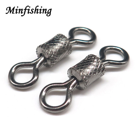 Minfishing 100 pcs Acier Inoxydable Roulement Pivote YH De Pêche Pivotant Taille 1 # ~ 12 # De Pêche Accessoires de Pêche en Mer crochet Connecteur ► Photo 1/3