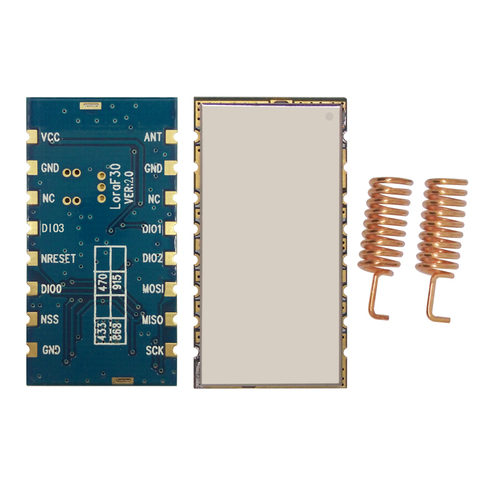 Module LoRa émetteur-récepteur RF à longue portée 27dBm sx1276, 2 pièces/lot, 915MHz /868MHz, Module LoRa-6 ~ 8Km, haute puissance 500mW ► Photo 1/6