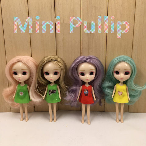 Pullip – mini poupée blyth nue de 10CM, jolie poupée avec cheveux longs pour bricolage ► Photo 1/6