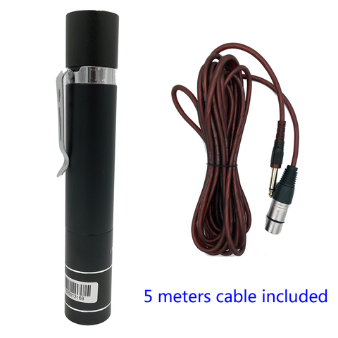 S50 adaptateur secteur pour Saxophone Microphone G9 S163, Clip sur micro alimentation préampli convertisseur vers XLR avec 5 mètres 6.5mm câble ► Photo 1/5