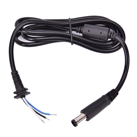 Câble d'alimentation pour ordinateur portable Dell, 7.4x5.0mm, 1.2m, prise Jack cc, adaptateur ► Photo 1/6