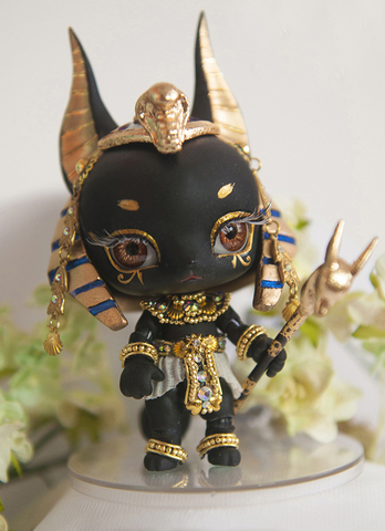 BJD-figurines en résine fantaisie Anubis 1/12, petits palmiers, bébé, poupée, jouets, cadeaux, livraison gratuite ► Photo 1/6