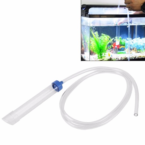 Accessoires d'aquarium, pompe à Siphon, filtre d'eau, gravier, 1.8m ► Photo 1/6