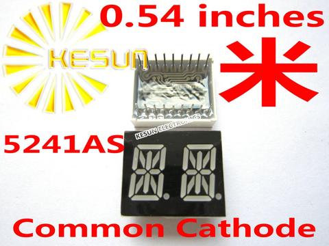 5 pièces x 0.54 pouces rouge Cathode commune/Anode 2 Tube numérique 5241AS 5241BS Module d'affichage LED ► Photo 1/1