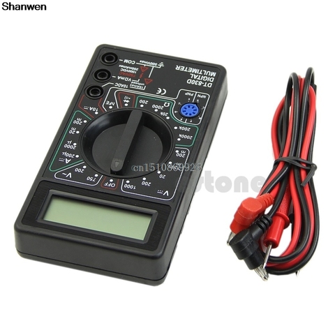 1pc multimètre numérique avec Buzzer tension ampèremètre sonde de Test cc AC LCD ► Photo 1/1