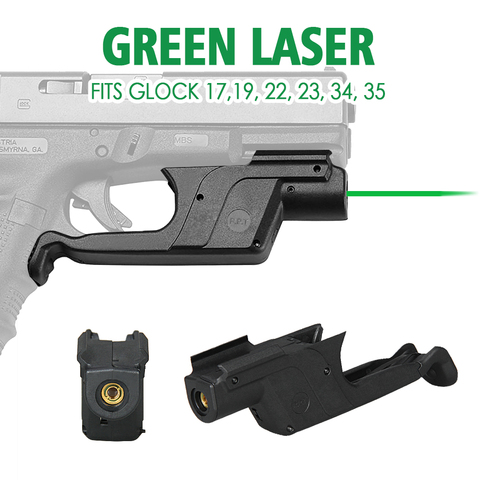 Vue Laser verte à Activation frontale PPT, compatible avec la chasse Glock 17 glock gs20-0033 ► Photo 1/6