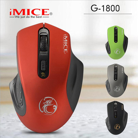 IMICE – souris de jeu professionnelle sans fil, 4 boutons, optique, pour ordinateur fixe et Notebook ► Photo 1/1