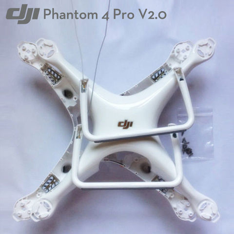 Véritable DJI Phantom 4 Pro V2.0 partie-coque du corps couvercle inférieur supérieur train d'atterrissage avec câble d'antenne pour le remplacement du Drone DJI ► Photo 1/6