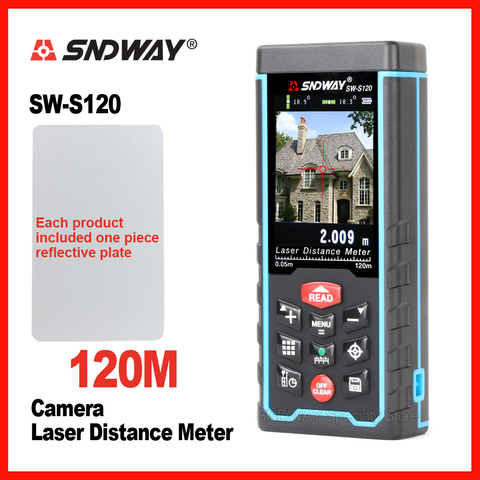 SNDWAY Caméra D'origine Numérique Laser Distance Meter Plage Finder Télémètre SW-S80 SW-S120 Bande Trena Règle Angle Bulid Outil ► Photo 1/6