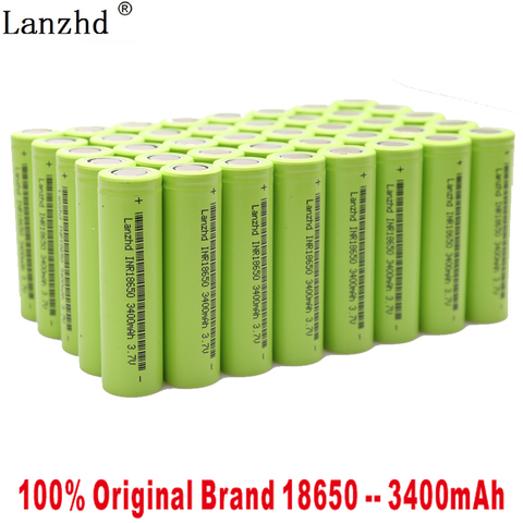 40 batteries rechargeables au Lithium, 2022 18650, 3400mAh, 3.7V, pour samsung 18650 toy, pour outil électronique ► Photo 1/5
