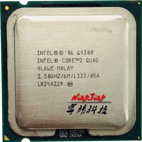 Processeur d'unité centrale Quad Core 2 Quad Q9300 2.5 GHz 6M 95W LGA 775 ► Photo 1/1