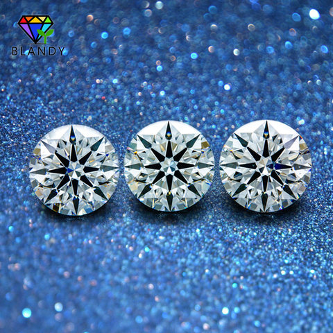 1 pc/lot AAAAA qualité 3.0 ~ 12mm rond européen étoile coupe blanc zircon cubique CZ pierre pierres synthétiques pour bijoux ► Photo 1/5