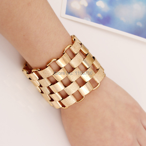 KMVEXO – Bracelets de créateur en alliage doré pour femmes, accessoires de mode, manchette, Bijoux de déclaration, nouvelle collection 2022 ► Photo 1/6