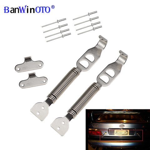 Kit de Clips à ressorts pour capot de voiture, 1 paire, pour tuning, panneau de verrouillage, sécurité de rallye, universel ► Photo 1/6