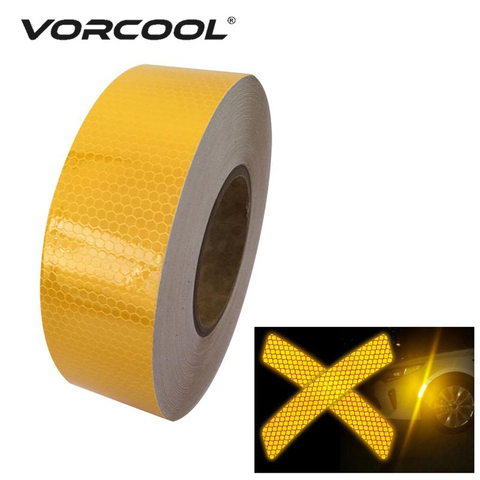 VORCOOL – autocollant réfléchissant pour camion, moto, vélo, 7 couleurs, 45m x 5cm ► Photo 1/6