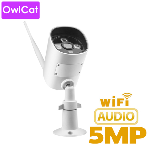 OwlCat Extérieure Bullet IP Caméra WIFI SD Carte Audio Parler Microphone 2MP HD 1080 p Sans Fil de Surveillance CCTV IR P2P téléphone Voir ► Photo 1/6