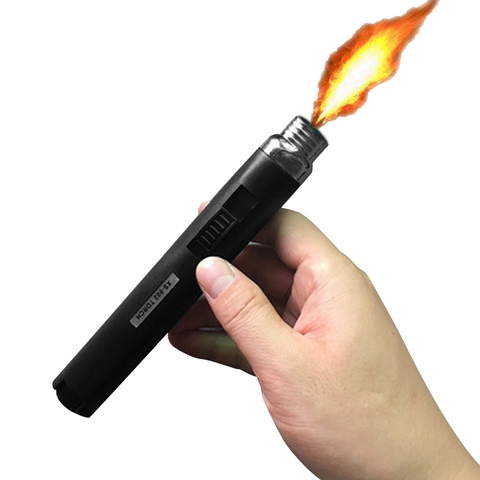 Mini torche stylo torche de soudage briquet extérieur 1300 degrés torche Jet flamme crayon Butane gaz recharge briquet soudage outils de soudage ► Photo 1/6
