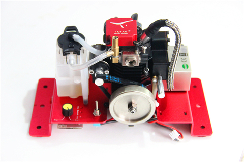 Micro mini-moteur à essence méthanol, modèle de carburant, allumage électronique ► Photo 1/6
