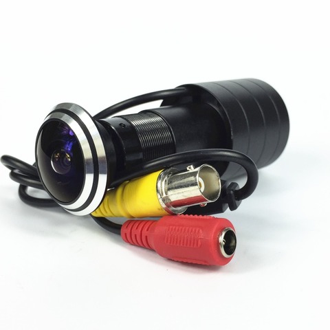 MINI caméra de vidéosurveillance pour porte de 25-30mm d'épaisseur, 1/3 pouces CCD 800TVL ► Photo 1/6