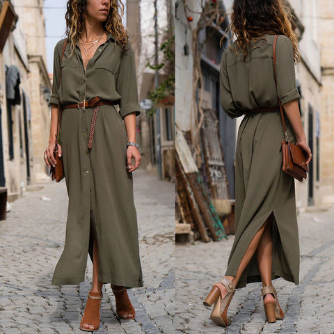 Femmes D'été Boho Longue Maxi Robe de Soirée Beach Party Robes Dames Robe Casual ► Photo 1/1