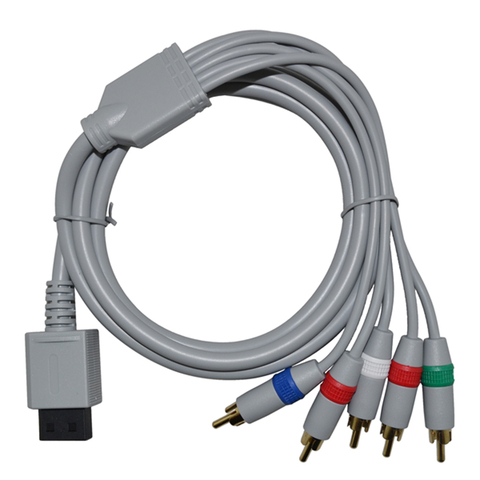 Composant HDTV AV Audio adaptateur câble cordon fil 5RCA pour Wii ► Photo 1/5
