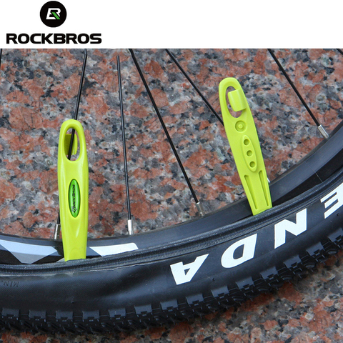 ROCKBROS ultraléger vélo vélo pneu pneu levier POM vtt vélo roue réparation pneu trousse à outils ensemble vélo vélo vélo accessoires ► Photo 1/6