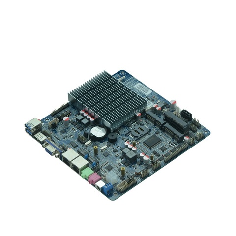 Carte mère industrielle MINI ITX J1900, avec 7 ports USB/6 ports COM/VGA/LVDS, carte mère tout-en-un ► Photo 1/3