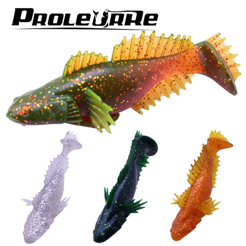 1 pièces 100mm 20g poisson-chat modèle leurres de pêche pesca en silicone souple appâts Swimbaits Carpe Leurres pour surface Pêche attraper de gros poissons ► Photo 1/6