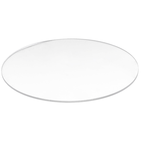 Diamètre de disque rond acrylique miroir Transparent de 3mm d'épaisseur: 85mm ► Photo 1/4