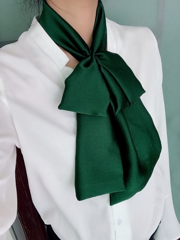 Petit foulard Long en soie en Satin pur pour femmes, élégant, idéal pour le cou ou la tête, ceinture ► Photo 1/6