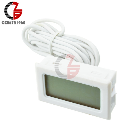 TPM-10 Mini LCD thermomètre numérique capteur de température mètre testeur thermique détecteur Thermostat pour incubateur Aquarium 2 M câble ► Photo 1/6
