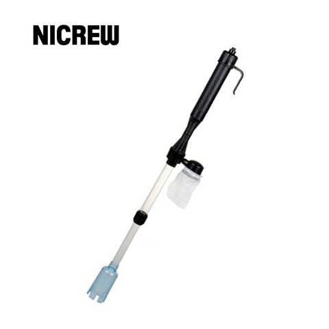 Nicrew-filtre à eau pour Aquarium, filtre Siphon, appareil de nettoyage pour Aquarium, pompe à vide, filtre à eau, hauteur réglable ► Photo 1/6