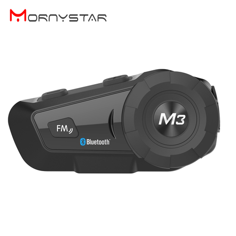 Casque Bluetooth Mornystar M3 Plus pour moto, casque stéréo multifonctionnel pour Raido bidirectionnel Easy Rider Series ► Photo 1/5