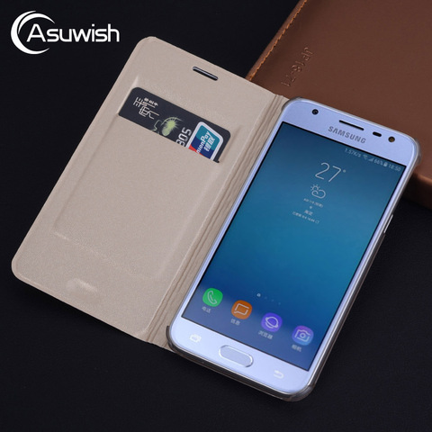 Étui à rabat en cuir pour Samsung Galaxy J7 J5 J3 2017 Pro 2016 2015 J2 J4 J6 Plus J8 2022 M10 M20 M30 M40 Grand Prime ► Photo 1/6